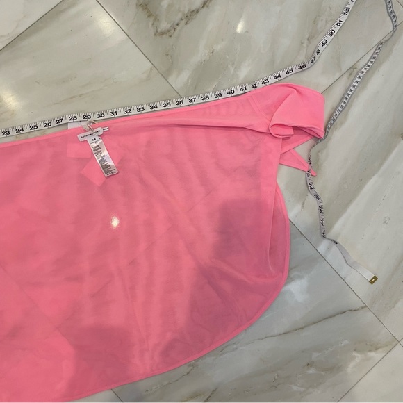 good American 2x size 5-8 swim coverup wrap hot pink nwt - Picture 9 of 10